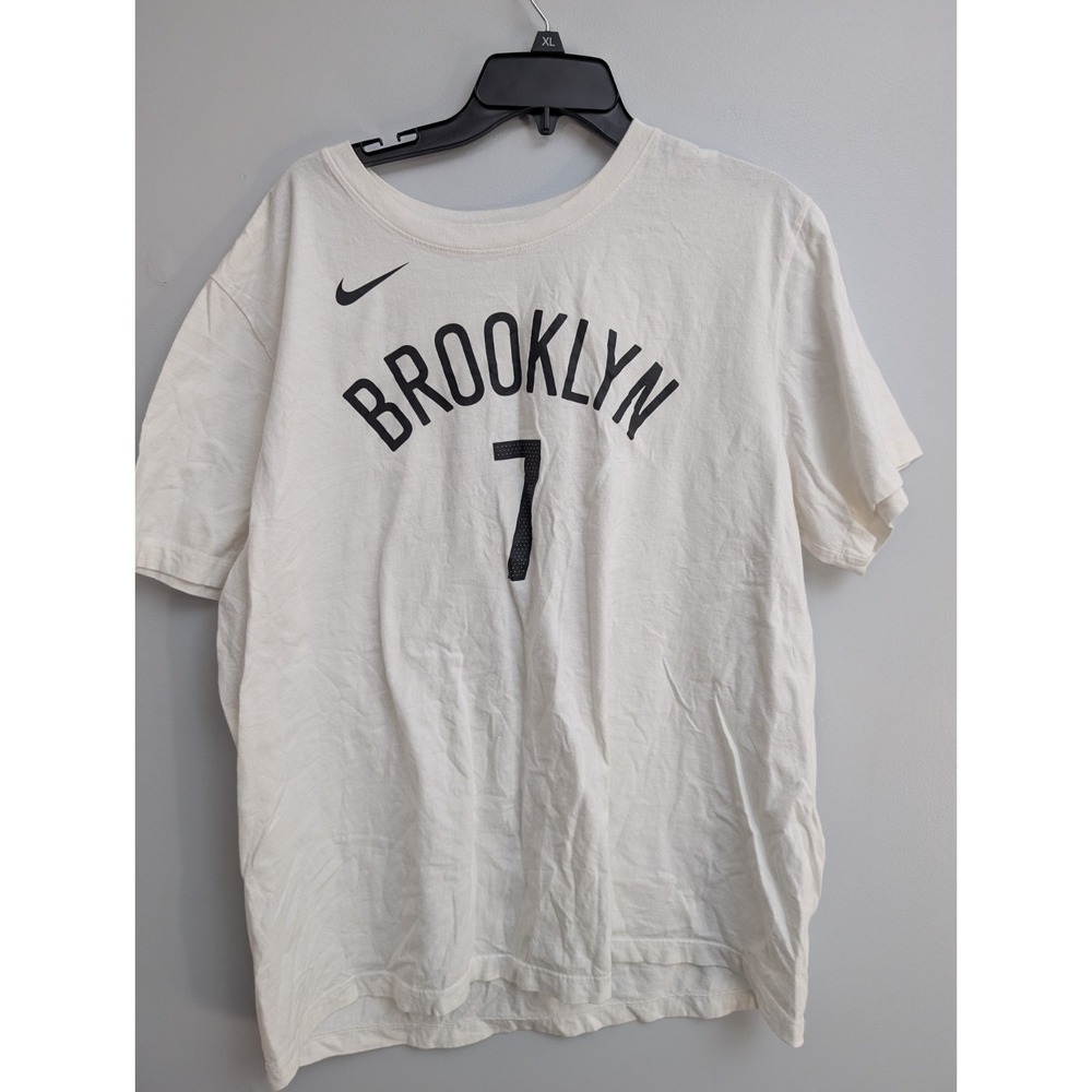 C5 Nike NBA Brooklyn Nets Kevin Durant Men White T-shirt XXL